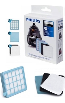 Philips Uyumlu Fc 9323/07 Powerpro Compact  Hepa Filtre Seti (546842628)