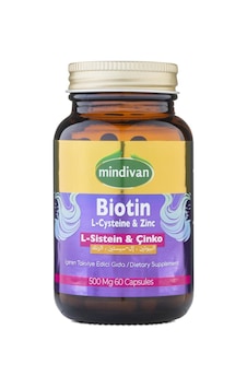 Mindivan Biotin&L-Sistein&çinko 60 Kapsül