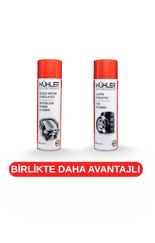 Wühler Susuz Motor Temizleyici + Lastik Parlatıcı 1000 Ml Wühler Susuz Motor Temizleyici + Lastik Parlatıcı 1000 Ml