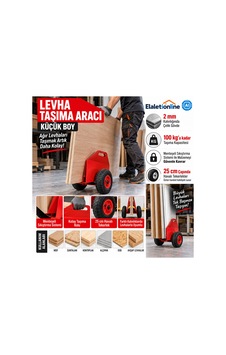 Levha Taşıma Aracı Kırmızı - 937179462