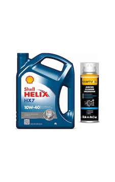 Shell Helix Hx7 Motor Yağı 10w-40 4 Litre + Klima Bombası 200 ML Shell Helix Hx7 Motor Yağı 10w-40 4 Litre + Klima Bombası 200 ML