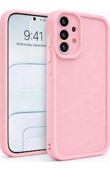 Samsung Galaxy A33 5g Uyumlu Kamera Çıkıntılı Mat Silikon Telefon Kılıfı Pembe Samsung Galaxy A33 5g Uyumlu Kamera Çıkıntılı Mat Silikon Telefon Kılıfı Pembe