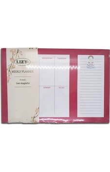 Liz Haftalık Takvim Spiralli 13x27,5 80 Gr 52 Yp