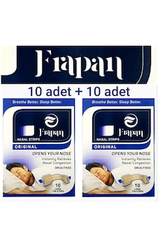 Frapan Horlama Azaltıcı Önleyici Burun Bandı 2 X 10'lu