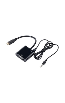 Lineon Mini Hdmı To Vga Çevirici Aparat Ses Çıkışı Var