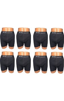 Kyc Shopping 8 Adet Siyah Renk Pamuklu Likralı Penye Esnek Kumaş Boxer Siyah Kyc Shopping 8 Adet Siyah Renk Pamuklu Likralı Penye Esnek Kumaş Boxer Siyah