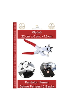 Özel Üretim 6 Başlıklı Delik Açıcı Perçin Prensi Erkek Kadın Pantolon Kemer Delme Pensesi Özel Üretim 6 Başlıklı Delik Açıcı Perçin Prensi Erkek Kadın Pantolon Kemer Delme Pensesi