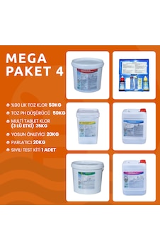 Havuz Bakım Seti Mega Paket 4 Havuz Bakım Seti Mega Paket 4
