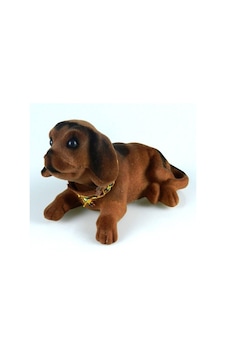 Kahverengi Kafa Sallayan Köpek Araç Içi Aksesuar 17x9x7 Cm Kahverengi Kafa Sallayan Köpek Araç Içi Aksesuar 17x9x7 Cm