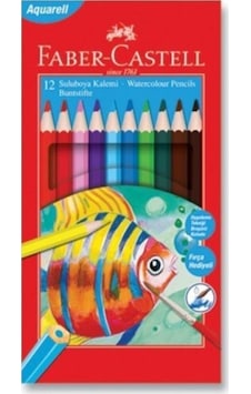 Aquarell 12'li Suluboya Kalemi Kuru Suluboya 12renk Aquarell 12'li Suluboya Kalemi Kuru Suluboya 12renk