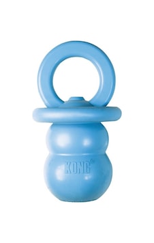 Kong Puppy Yavru Köpek Diş Kaşıma Emzik Mavi S 12 CM