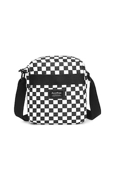 Smart Bags Krinkıl Siyah Kumaş/beyaz Kadın Çapraz Askılı Çanta Sm 001 Smart Bags Krinkıl Siyah Kumaş/beyaz Kadın Çapraz Askılı Çanta Sm 001