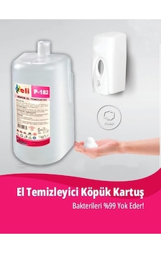 Eli P 182 Köpük Sabun El Temizleyici Yedek Kartuş 1 Lt Eli P 182 Köpük Sabun El Temizleyici Yedek Kartuş 1 Lt