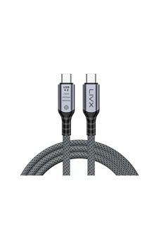 Livx Fast Usb 4.0 40gbps, 240w, 8k60hz Usb4.0 Usb-c Kablosu 1 Metre Gri Klv-01 Sku: Zeus8690010114631 Livx Fast Usb 4.0 40gbps, 240w, 8k60hz Usb4.0 Usb-c Kablosu 1 Metre Gri Klv-01 Sku: Zeus8690010114631