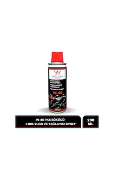Wöller W40 Pas Sökücü Koruyucu Yağlayıcı Sprey Çok Amaçlı Bakım