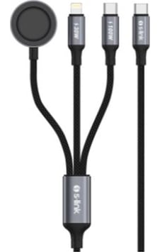 S-link Armor Clw-01 100w 1.2m Type-c To Type-c Lightning Siyah Hızlı Şarj Kablosu S-link Armor Clw-01 100w 1.2m Type-c To Type-c Lightning Siyah Hızlı Şarj Kablosu