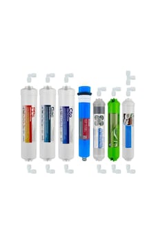 Kapalı Kasa Su Arıtma Cihazı 7 Li Inline Filtresi Seti 11 Aşamalı Kuno Membran