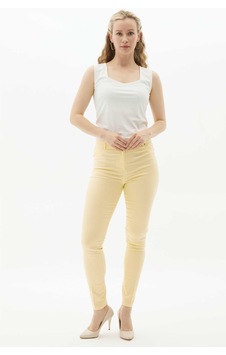 Selen Kadın Pantolon 24ysl5187 Sarı Selen Kadın Pantolon 24ysl5187 Sarı