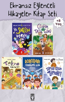 Ekransız Eğlenceli Hikayeler 5 Kitap Set - Timaş Çocuk - 8 Yaş 3. Sınıf - Dijital Denge Güvenli Oyun Ve Bilim - Umutlu Kitaplar Ekransız Eğlenceli Hikayeler 5 Kitap Set - Timaş Çocuk - 8 Yaş 3. Sınıf - Dijital Denge Güvenli Oyun Ve Bilim - Umutlu Kitaplar