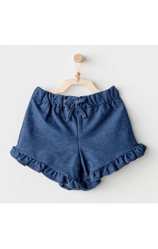 Andywawa Kız Bebek Şort Shorts Casual Ac25938 İndigo Andywawa Kız Bebek Şort Shorts Casual Ac25938 İndigo
