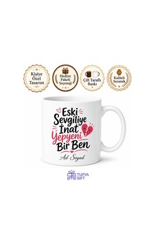 Eski Sevgiliye İnat Yepyeni Bir Ben Esprili Ayrılık Kutlaması Kupa Bardak Hediye Beyaz / Çok Renkli Eski Sevgiliye İnat Yepyeni Bir Ben Esprili Ayrılık Kutlaması Kupa Bardak Hediye Beyaz / Çok Renkli