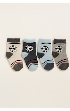 Esila Kids Bebek Ve Çocuk Çorap Futbol Desen Çok Renkli Esila Kids Bebek Ve Çocuk Çorap Futbol Desen Çok Renkli