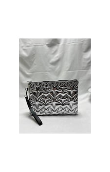 Elunars Gümüş Renkli Clutch Kadın El Çantası GÜmüş