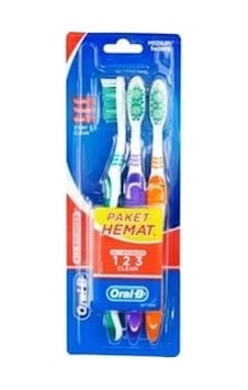 Oral B D F 1.2.3. Clean 3lu Fırca Oral B D F 1.2.3. Clean 3lu Fırca