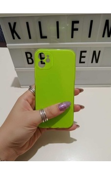 Apple Uyumlu iPhone 11 Silikon Simli Kılıf Modeli Yeşil Apple Uyumlu iPhone 11 Silikon Simli Kılıf Modeli Yeşil