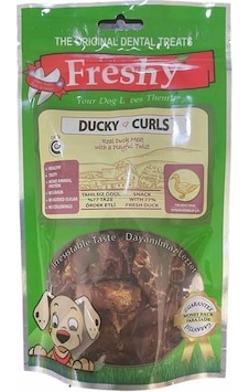 Freshy Ducky Curls Ördekli Köpek Ödül Maması 55 G Freshy Ducky Curls Ördekli Köpek Ödül Maması 55 G