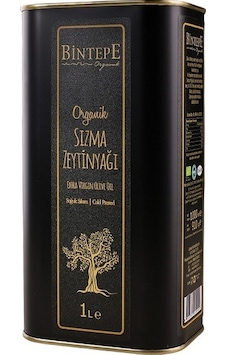 Bintepe Organik Sızma Zeytinyağı Teneke 1 L