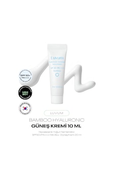 Mini Boy Bambu Özü Ve Bitkisel Hyalüronik Asit Nemlendirici Güneş Kremi Luvum Bamboo Sun 10 Ml
