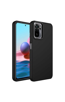 Xiaomi Redmi Note 10 Kılıf Metal Çerçeve Ve Buton Tasarımlı Silikon Zore Luna Kapak Pembe Xiaomi Redmi Note 10 Kılıf Metal Çerçeve Ve Buton Tasarımlı Silikon Zore Luna Kapak Pembe