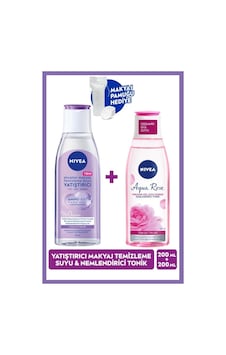 Yatıştırıcı Micellar Makyaj Temizleme Suyu 200ml Ve Nemlendirici Tonik, Pamuk Hediyeli Bakım Rutini Yatıştırıcı Micellar Makyaj Temizleme Suyu 200ml Ve Nemlendirici Tonik, Pamuk Hediyeli Bakım Rutini