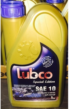 Lubco SAE-10 Motor Yağı 16 x 1 L Lubco SAE-10 Motor Yağı 16 x 1 L