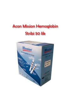 Acon Mission Hemoglobin Stribi 50 Adet Acon Mission Hemoglobin Stribi 50 Adet