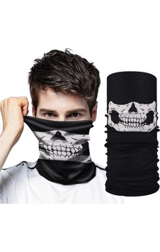 Motorcu Boyunluk Baf Buff Bandana - 25x48 Cm Model 7 Çok Renkli