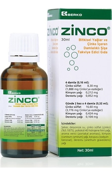 Zinco 30 ml Damla Zinco 30 ml Damla