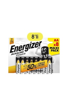 Energizer Alkaline Power Aaa X 8 Maxı Pack Energizer Alkaline Power Aaa X 8 Maxı Pack