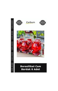 Borosilikat Cam Bardak 6 Adet Çay Keyfi Kahve Seti Sofra Düzeni Diğer Borosilikat Cam Bardak 6 Adet Çay Keyfi Kahve Seti Sofra Düzeni Diğer