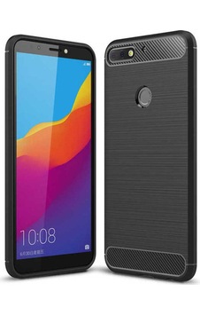 Huawei Y7 2018 Kılıf Zore Room Silikon Kapak Lacivert Huawei Y7 2018 Kılıf Zore Room Silikon Kapak Lacivert
