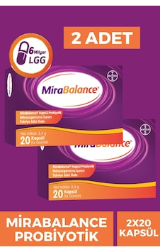 Mirabalance Probiyotik 20 Kapsül 2 Adet