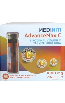 Advancemax C Vıtamın Lıpozomal 1000 Mg 20 Shot Advancemax C Vıtamın Lıpozomal 1000 Mg 20 Shot