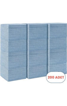 Mulpex Mikrofiber Temizlik Bezi 200 Adet - 40x40 Cm, 375 Gsm, Parlak Dokulu, 60 Gr 2, Yüksek Emici, İz Bırakmaz Mavi Mulpex Mikrofiber Temizlik Bezi 200 Adet - 40x40 Cm, 375 Gsm, Parlak Dokulu, 60 Gr 2, Yüksek Emici, İz Bırakmaz Mavi
