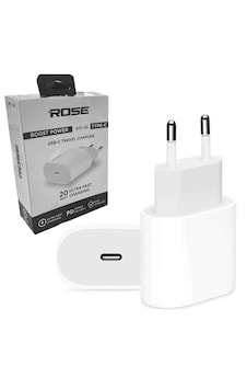 Hızlı Şarj Adaptörü Type-c 20w 3 Amper Rose Rtc-20