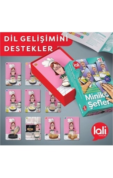 Lali Yayınları Minik Şefler Dil Gelişimini Destekleyici Kartlar