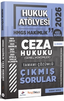 Dizgi Kitap 2026 Hukuk Atölyesi Hmgs Hakimlik Ceza Hukuku Genel Hükümler Çıkmış Sorular Dizgi Kitap 2026 Hukuk Atölyesi Hmgs Hakimlik Ceza Hukuku Genel Hükümler Çıkmış Sorular