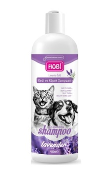Hobi Lavanta Kokulu Kedi Ve Köpek Şampuanı 400 Ml Hobi Lavanta Kokulu Kedi Ve Köpek Şampuanı 400 Ml