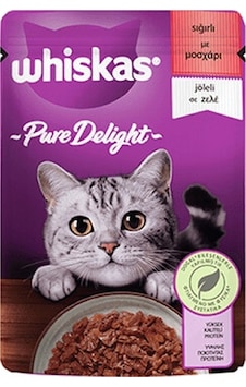 Whiskas Pouch Pure Delight Jöle İçinde Sığırlı Yetişkin Kedi Konservesi 12 x 85 G Whiskas Pouch Pure Delight Jöle İçinde Sığırlı Yetişkin Kedi Konservesi 12 x 85 G