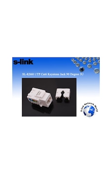 S-Link Sl-Ks60 Utp Cat6 Kestone Jack3U 90 Der S-Link Sl-Ks60 Utp Cat6 Kestone Jack3U 90 Der